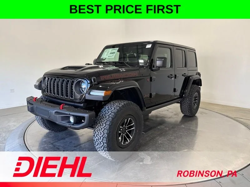 New 2026 Black Clear-Coat Exterior Paint Jeep Rubicon X image 3