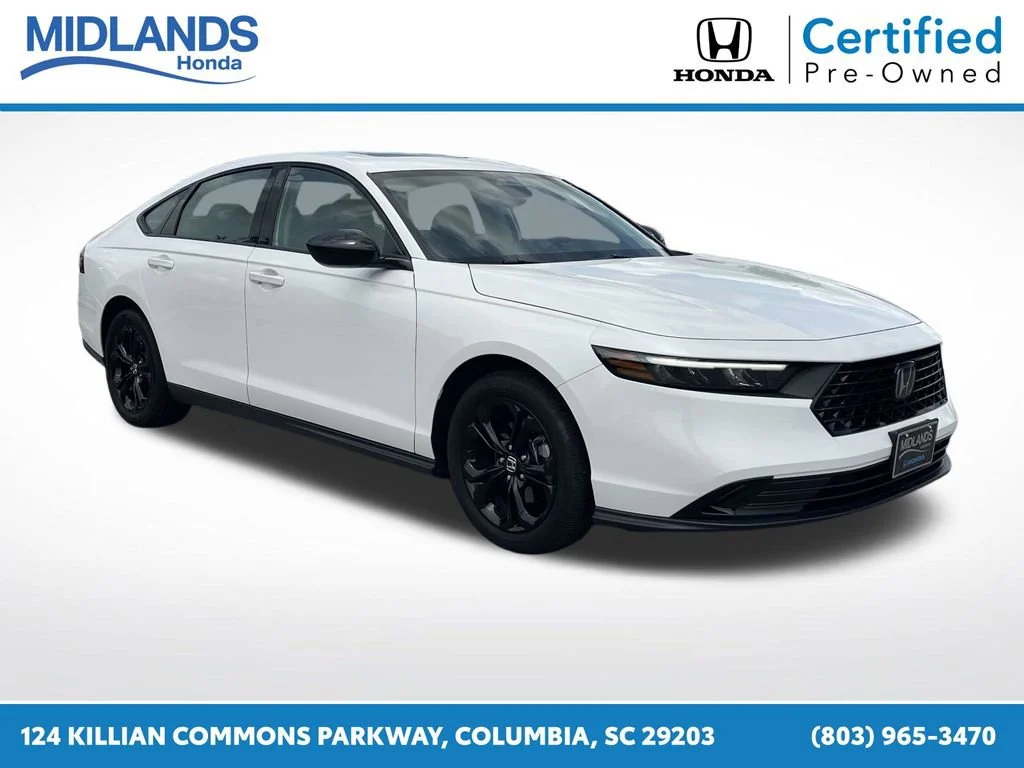 Certified Used 2025 Platinum White Pearl Honda 1.5T SE image 31