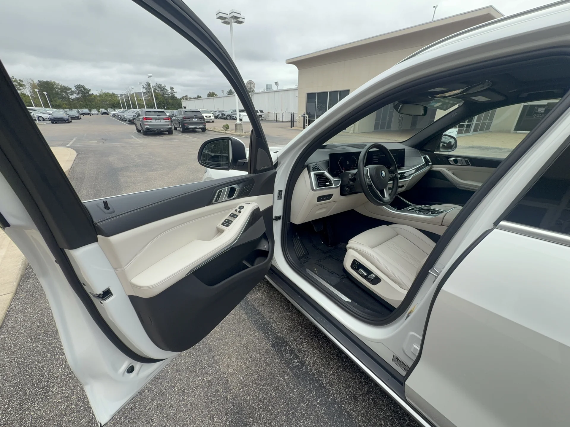 Certified Used 2024 Mineral White Metallic BMW xDrive50e image 8