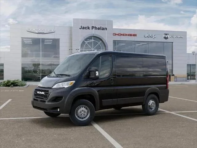 New 2026 Black Clear-Coat Exterior Paint RAM 1500 Low Roof Cargo Van 118 WB image 106