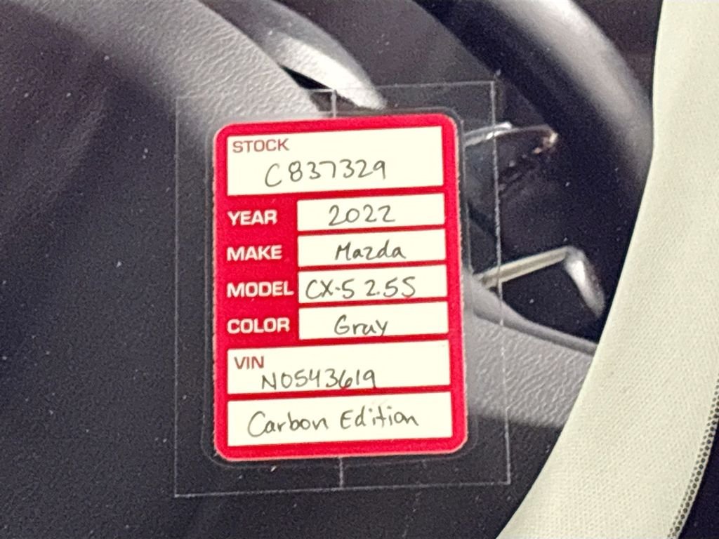 Used 2022 Gray Mazda 2.5 S Carbon Edition image 25