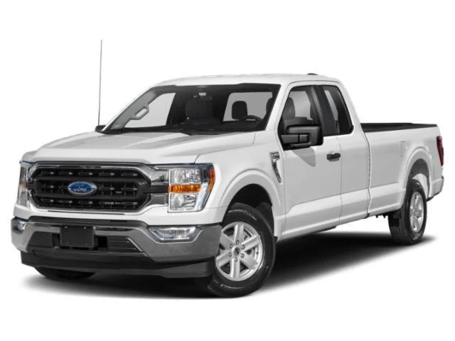 Used 2022 Antimatter Blue Metallic Ford XLT image 1