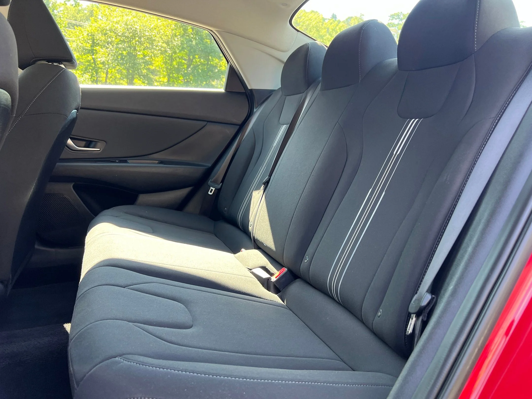 Used 2023 Scarlet Red Pearl Hyundai SEL image 20