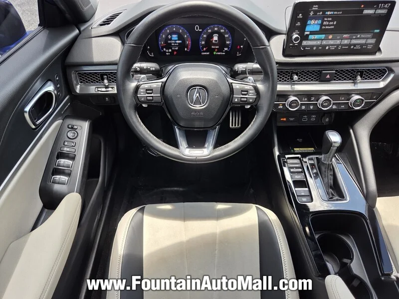 Used 2025 Apex Blue Pearl Acura CVT W/A-SPEC TECHNOLOGY PACKAGE image 12