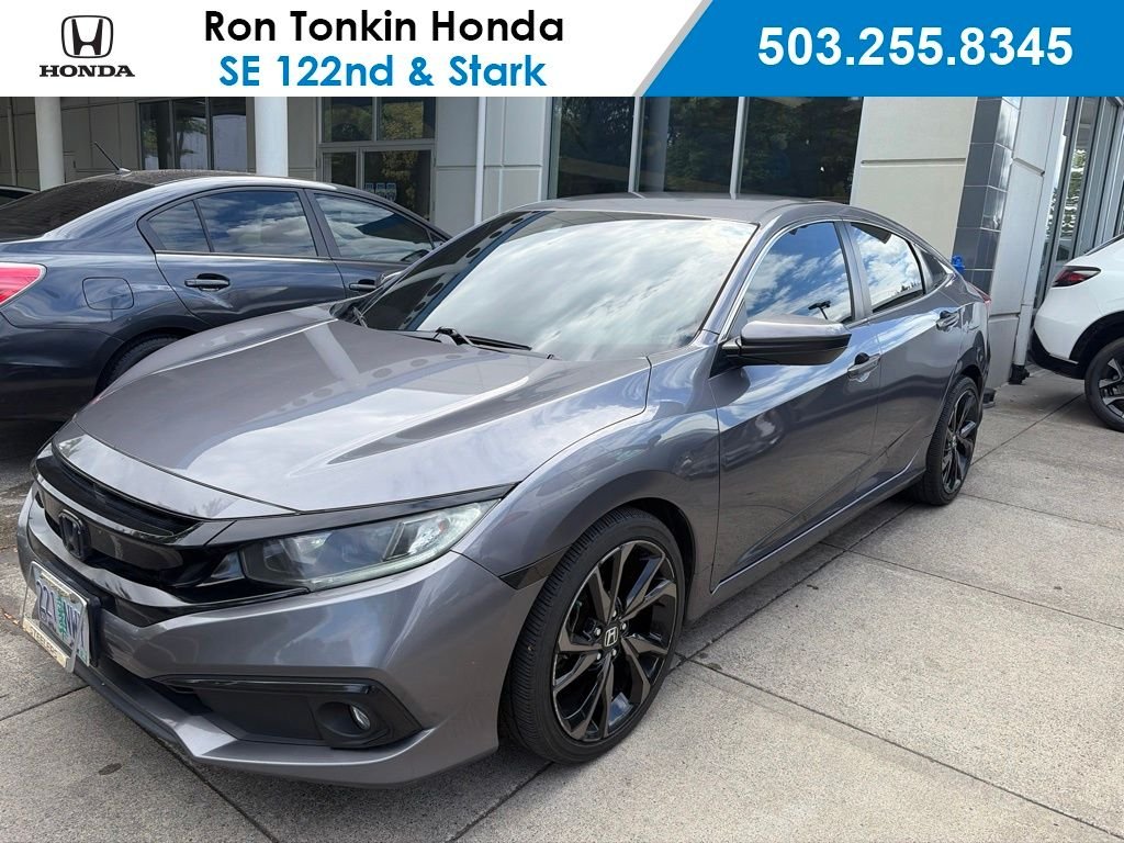 Used 2019 Modern Steel Metallic Honda Sport image 1
