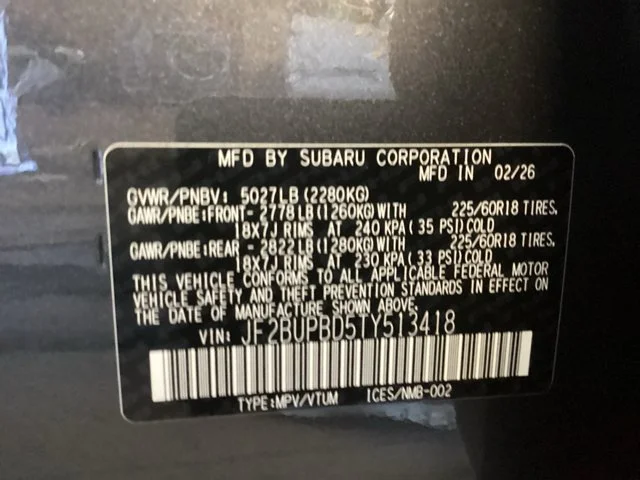 Certified Used 2026 Magnetite Gray Metallic Subaru Premium image 16