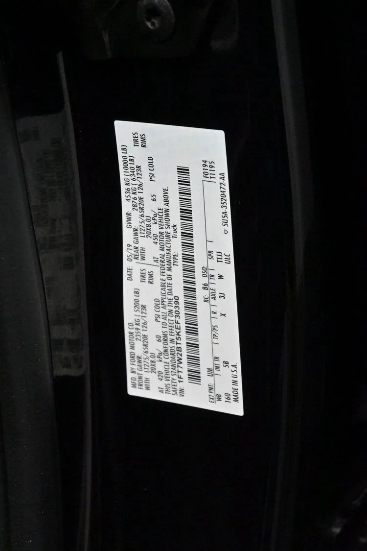 Used 2019 Agate Black Ford LARIAT image 43