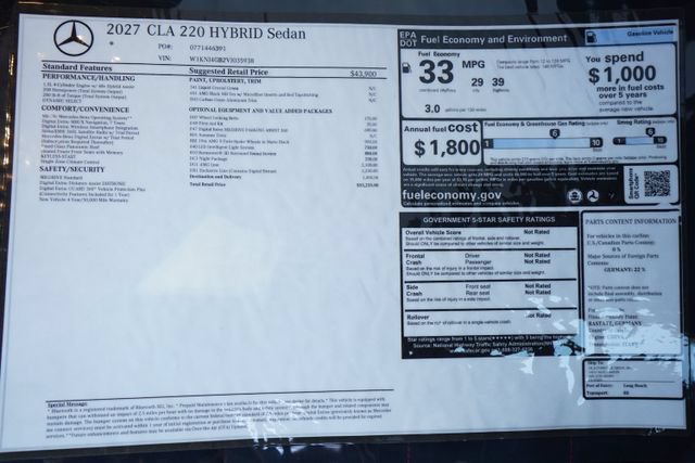 New 2027 Liquid Crystal Green Mercedes-Benz CLA 220 image 72