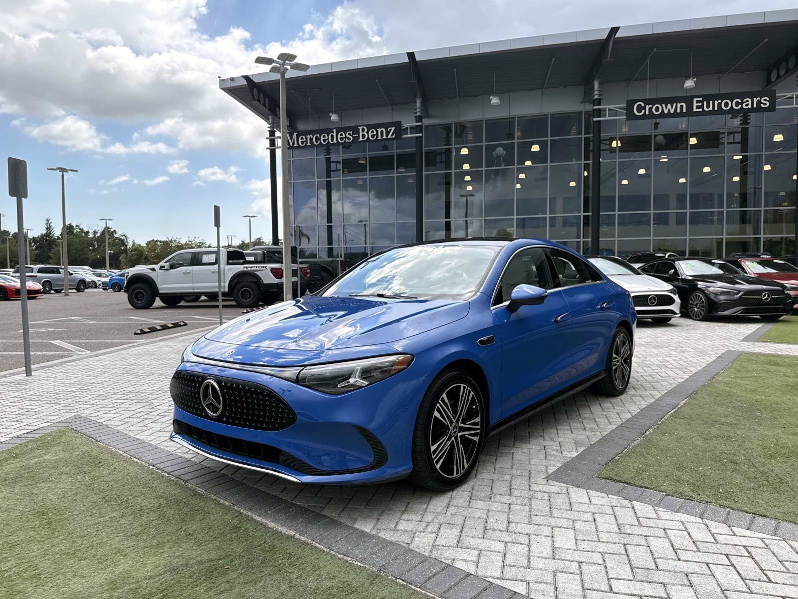 New 2027 Sky Blue Metallic Mercedes-Benz 350 Electric 4MATIC® image 2