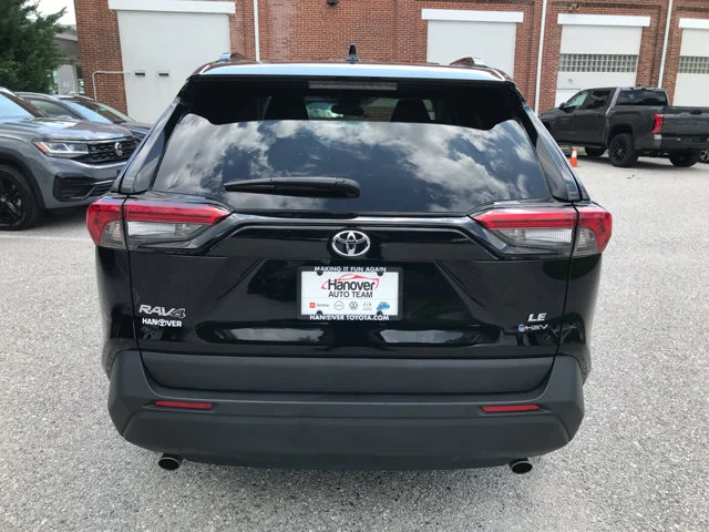 Certified Used 2025 Midnight Black Metallic Toyota Hybrid LE image 6