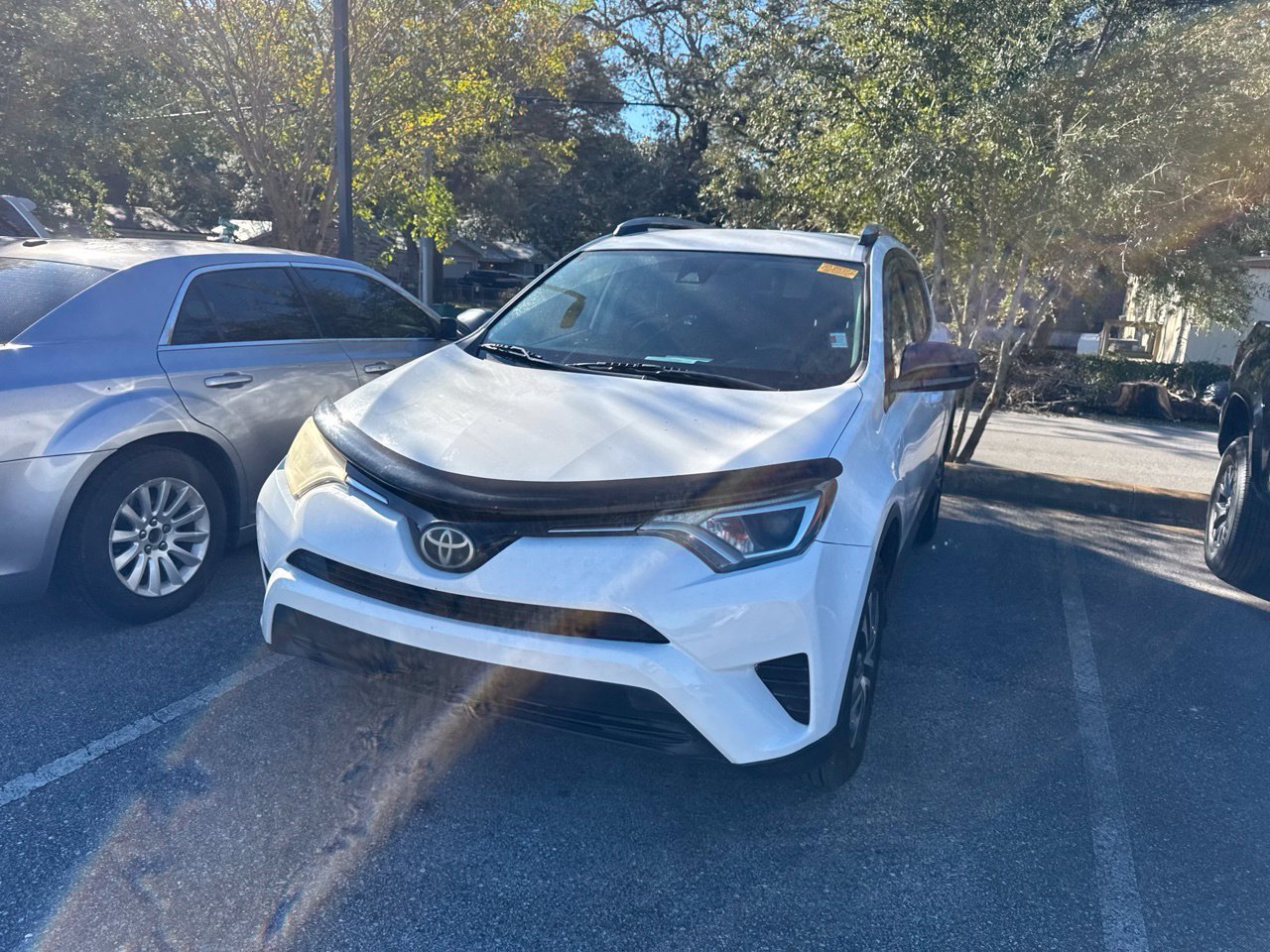 Used 2017 White Toyota LE image 1