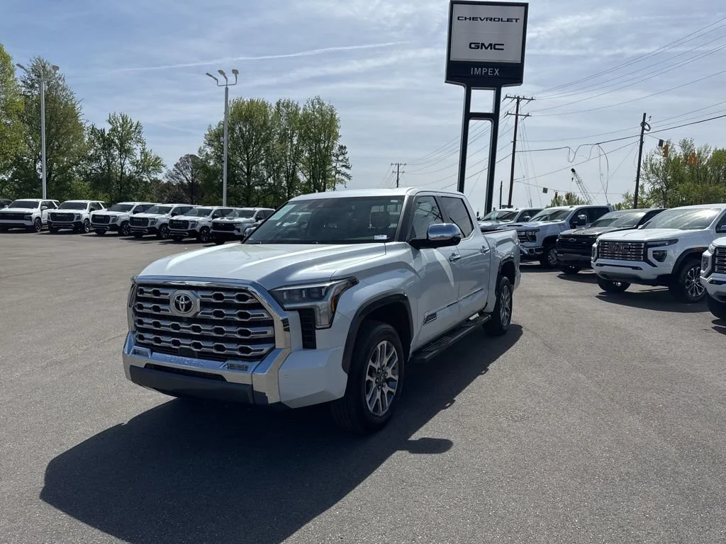 White (Wind Chill Pearl) 2026 Toyota Tundra 1794 Edition CrewMax Cab 4WD Pickup Truck Four-Wheel Drive