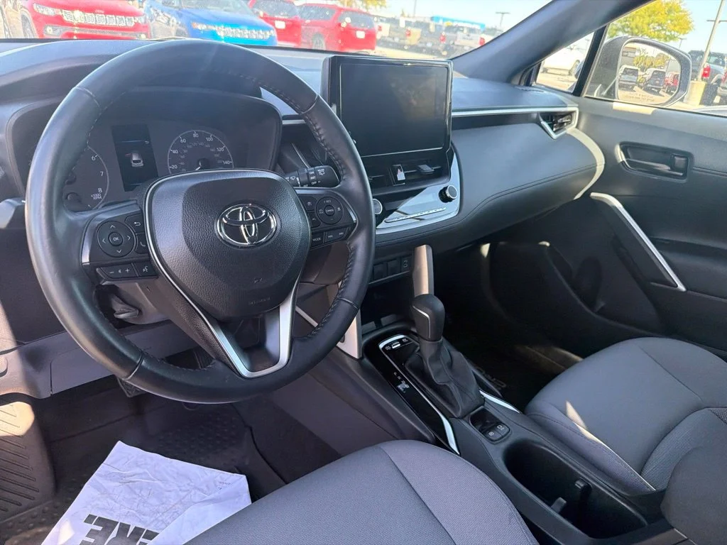 Used 2025 Blue Toyota Hybrid SE image 8
