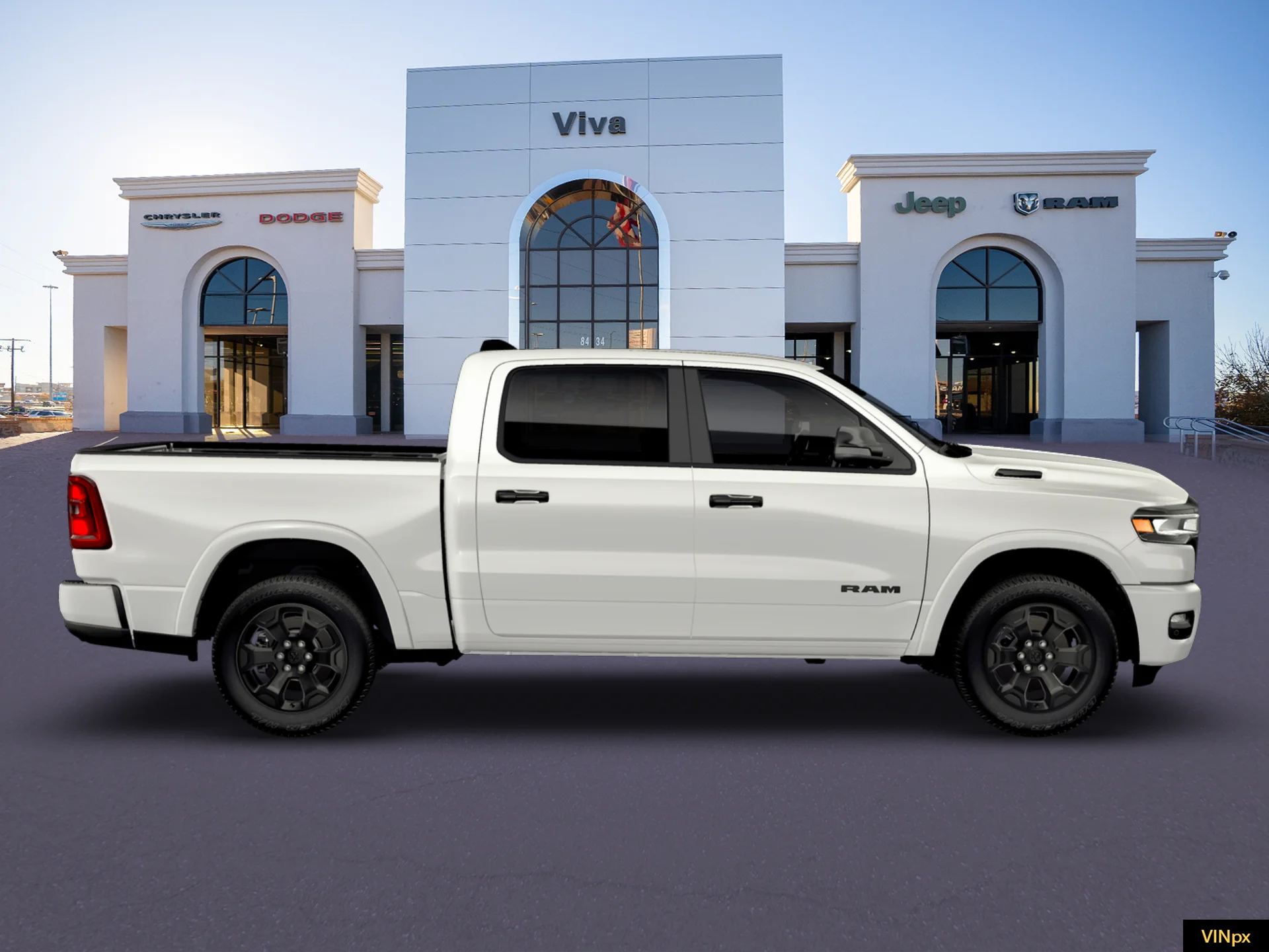 New 2026 Bright White Clear-Coat Exterior Paint RAM LONE STAR image 9