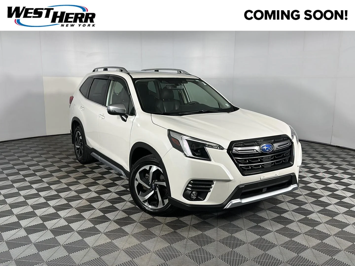 Used 2023 Crystal White Pearl Subaru Touring image 1