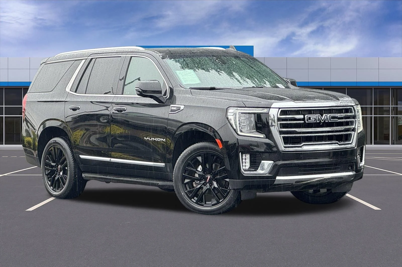 Certified Used 2022 Black GMC SLT image 2