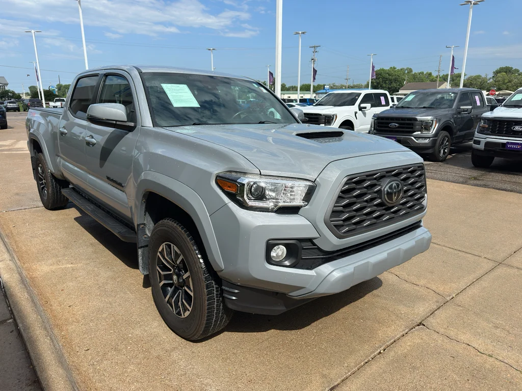 Used 2021 Midnight Black Metallic Toyota TRD Sport image 2