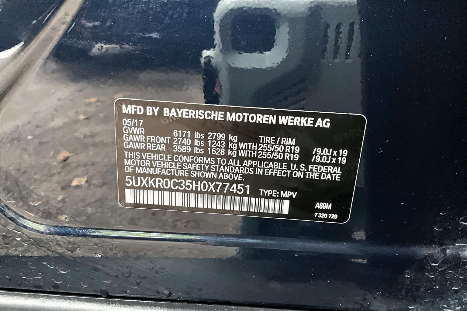 Used 2017 Imperial Blue Metallic BMW xDrive35i image 31