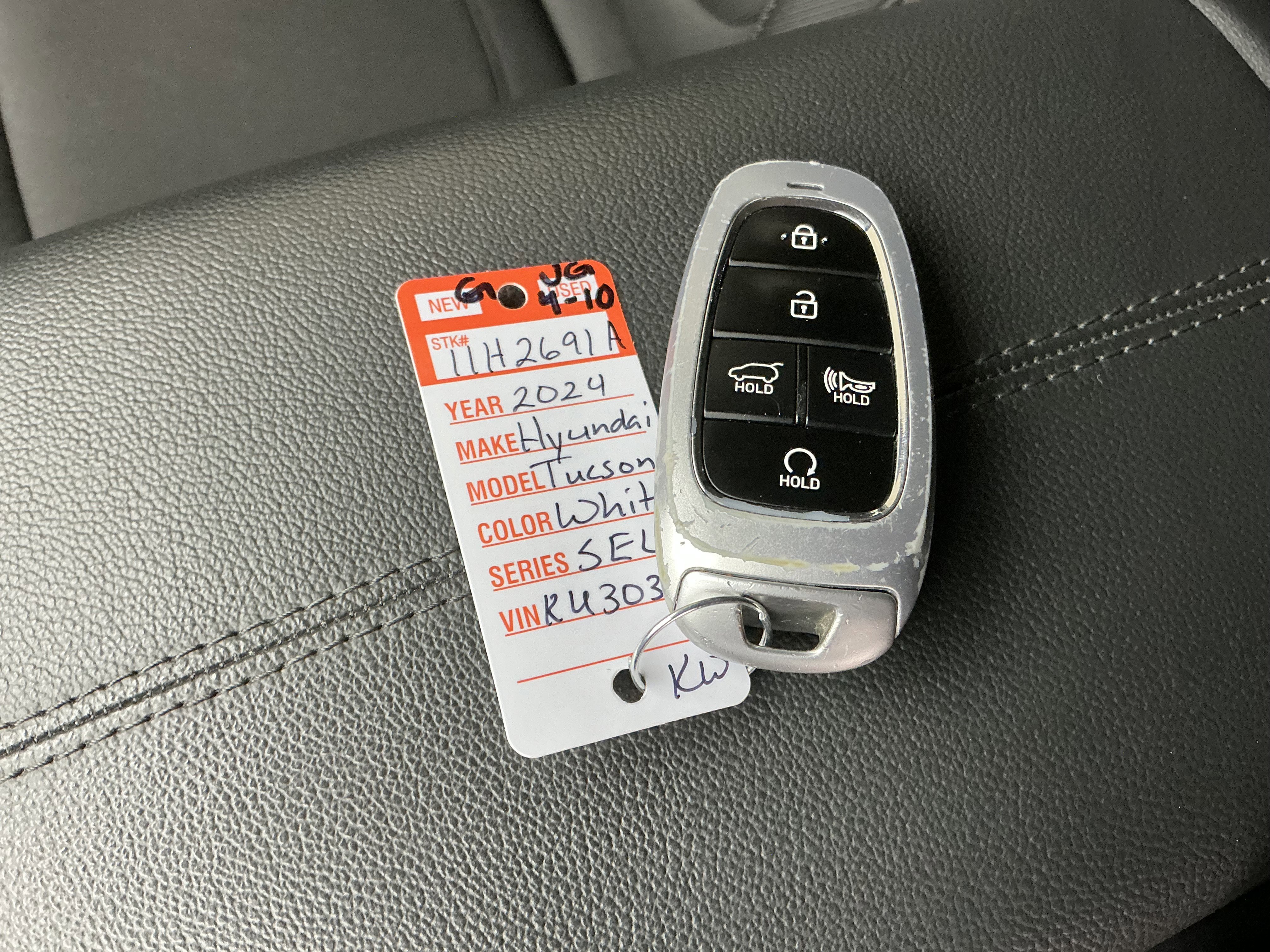 Certified Used 2024 White Pearl Hyundai SEL image 8