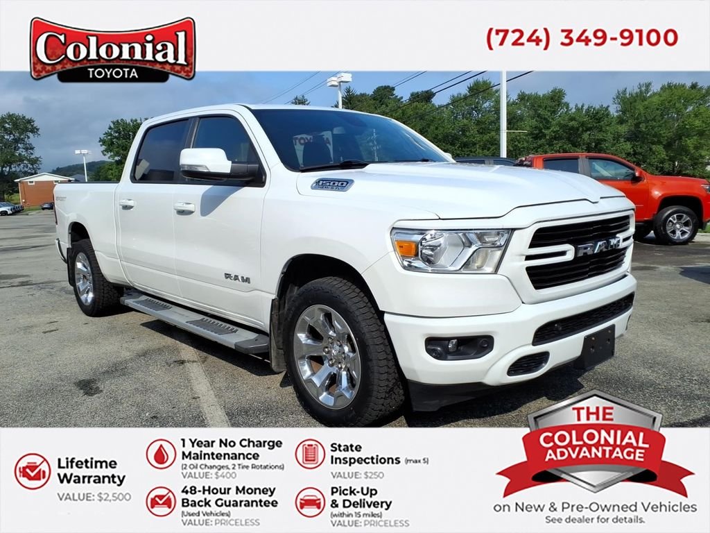 Used 2019 Bright White Clearcoat Ram Big Horn/Lone Star image 1
