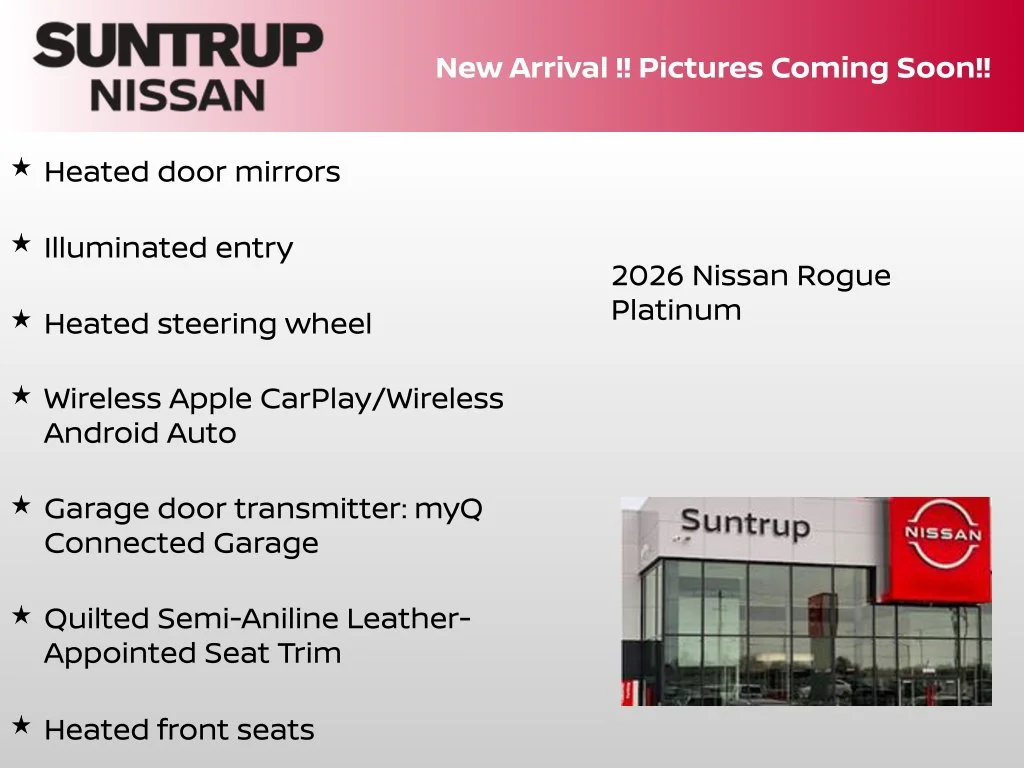New 2026 White Nissan Platinum image 7