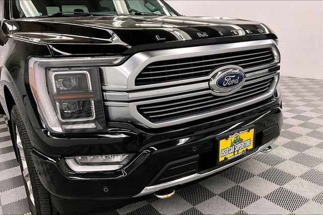 Used 2023 Agate Black Metallic Ford Limited image 36