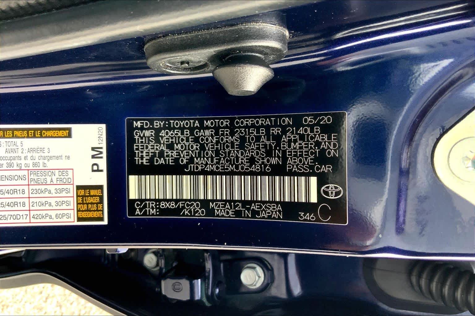 Used 2021 Blueprint Toyota SE image 36