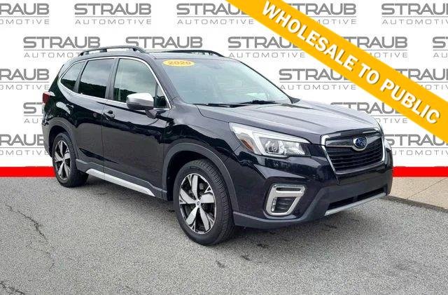 Used 2020 Crystal Black Silica Subaru Touring image 1