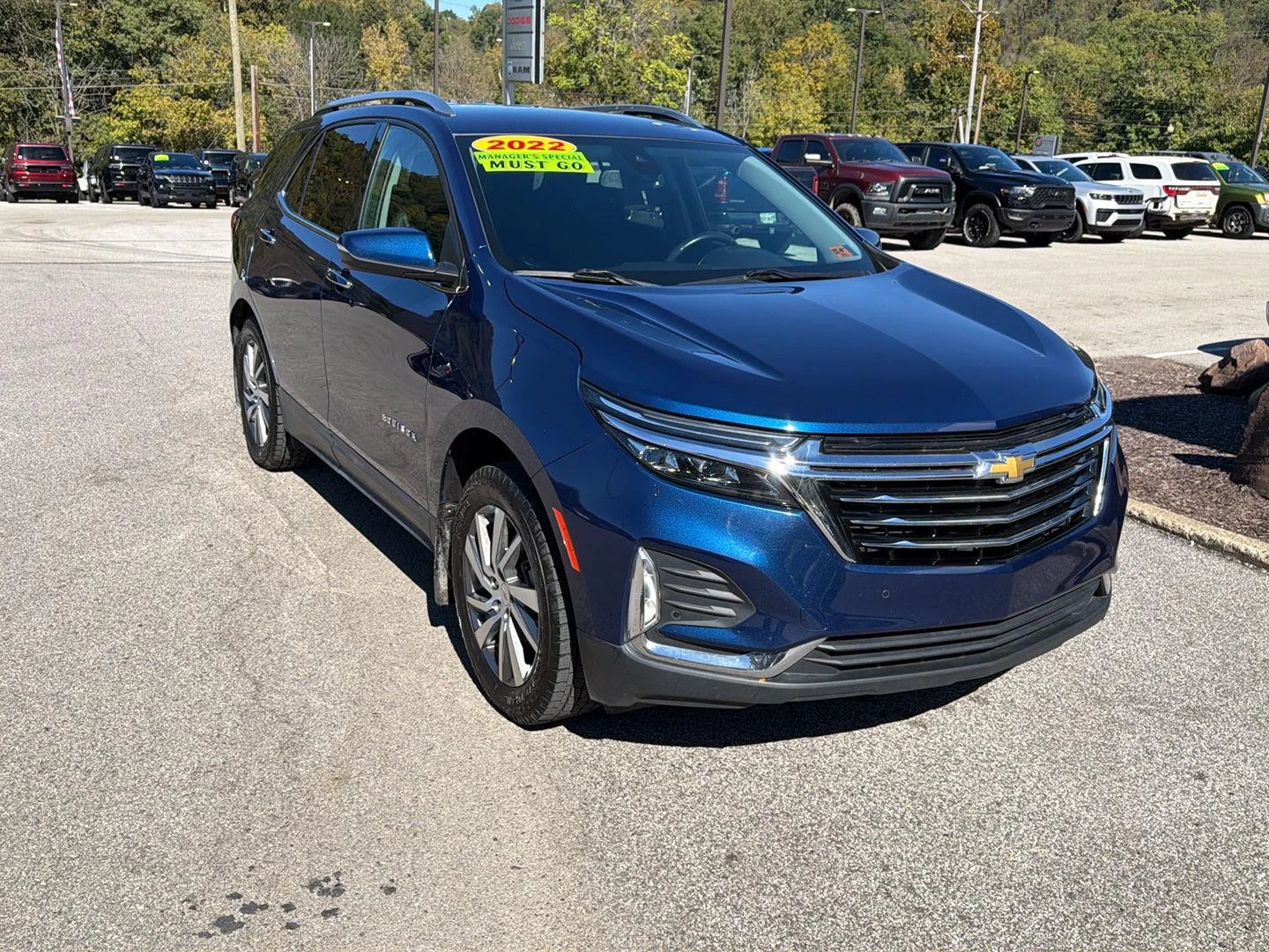 Used 2022 Blue Glow Metallic Chevrolet Premier image 2