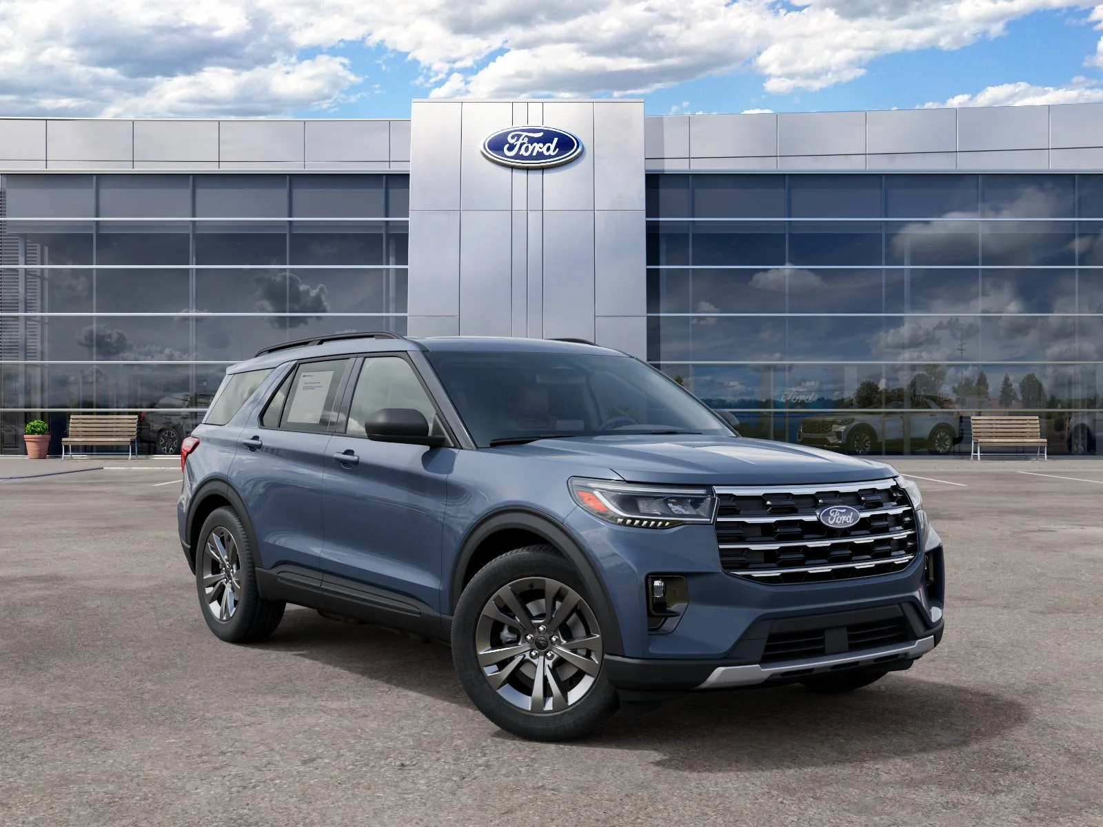 New 2027 Vapor Blue Metallic Ford Active image 27
