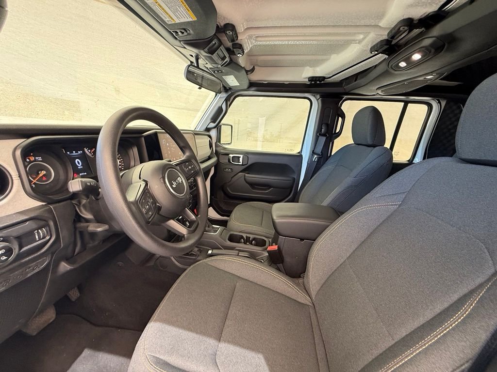 Used 2025 Bright White Clearcoat Jeep Sport image 16