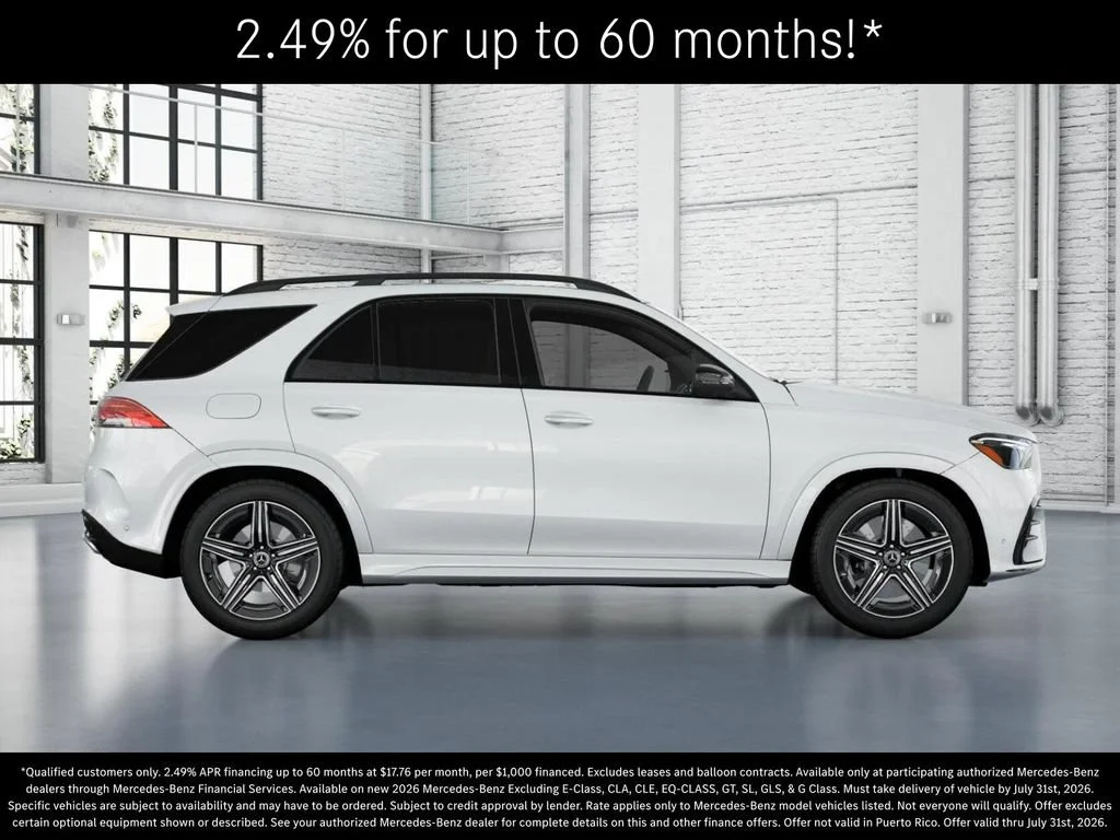 New 2026 MANUFAKTUR Moonlight White Metallic Mercedes-Benz GLE 450 image 44