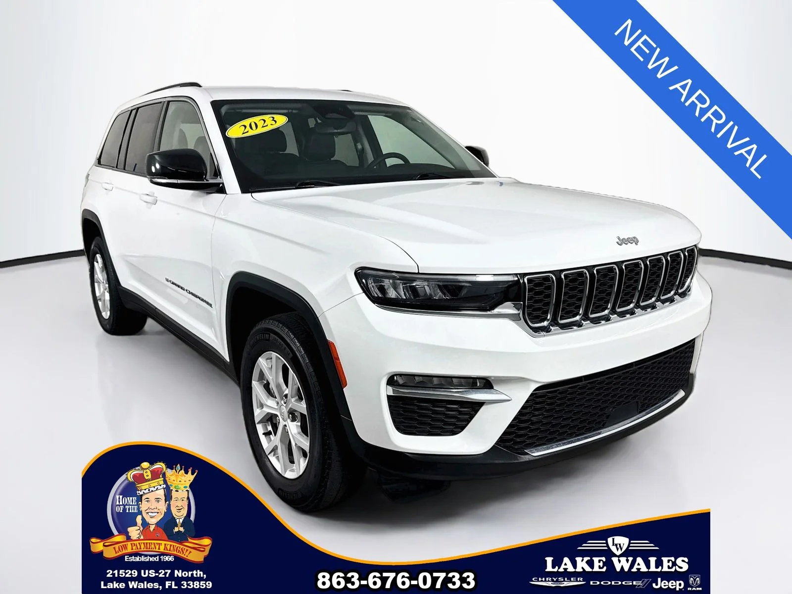 Used 2023 White Jeep Limited image 1