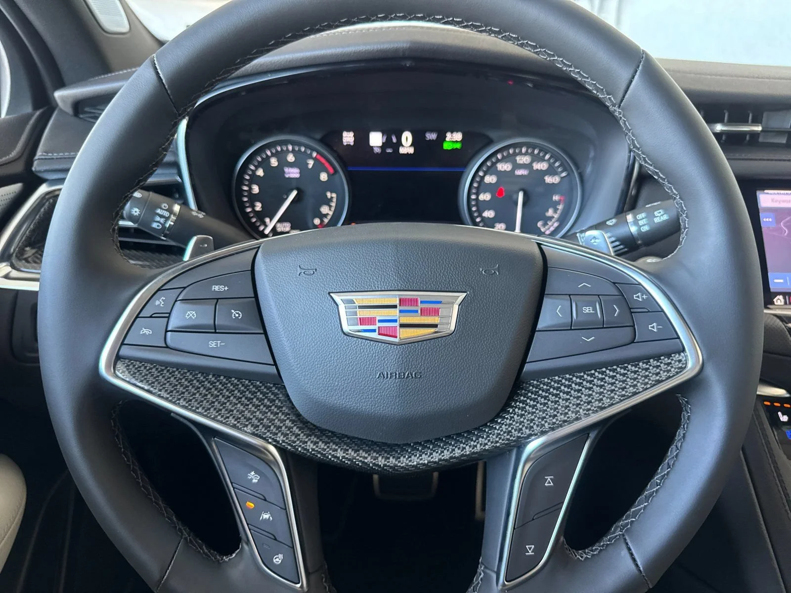 New 2025 Crystal White Tricoat Cadillac Sport image 23