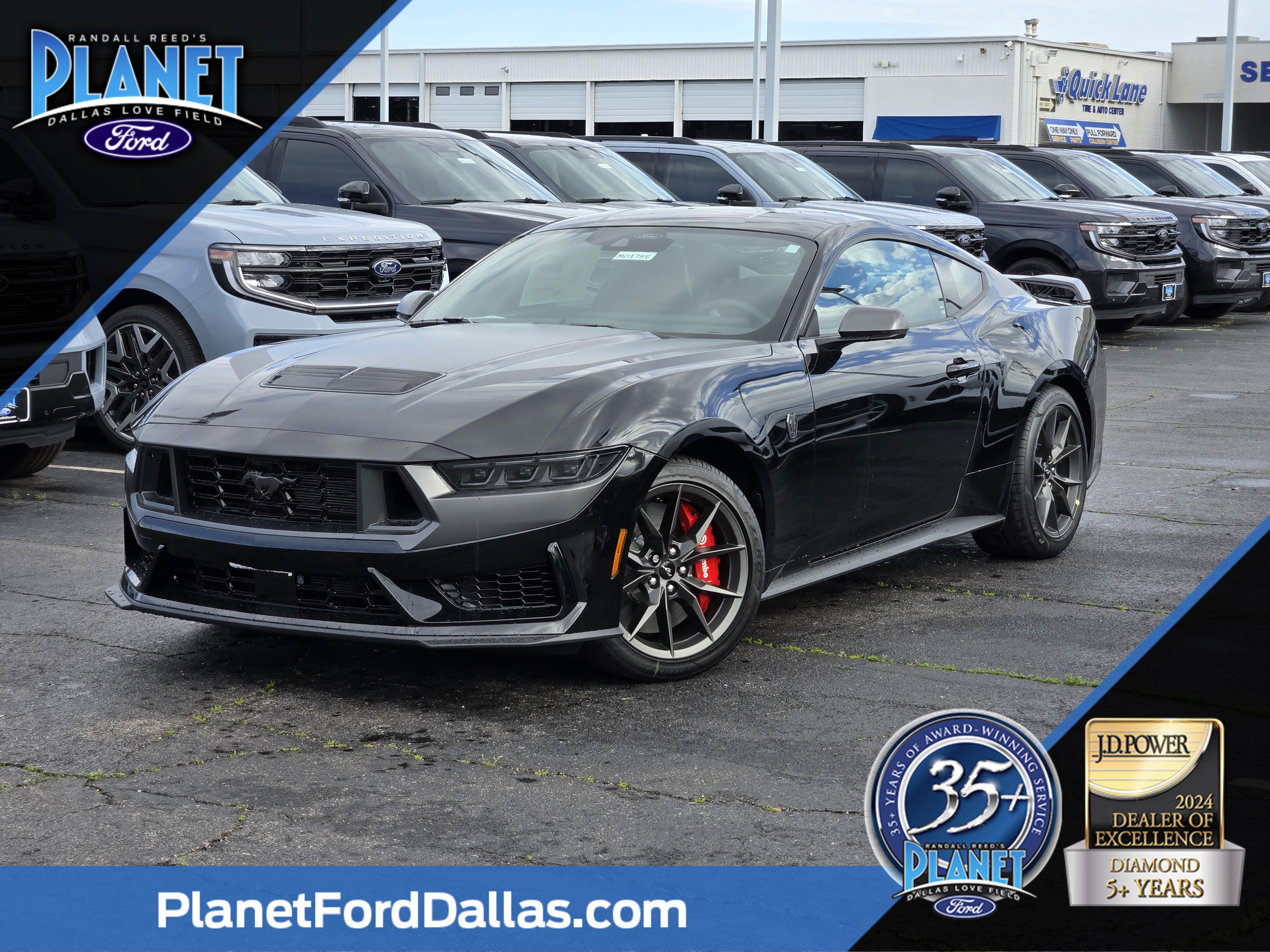 New 2026 Shadow Black Ford Dark Horse Premium image 1