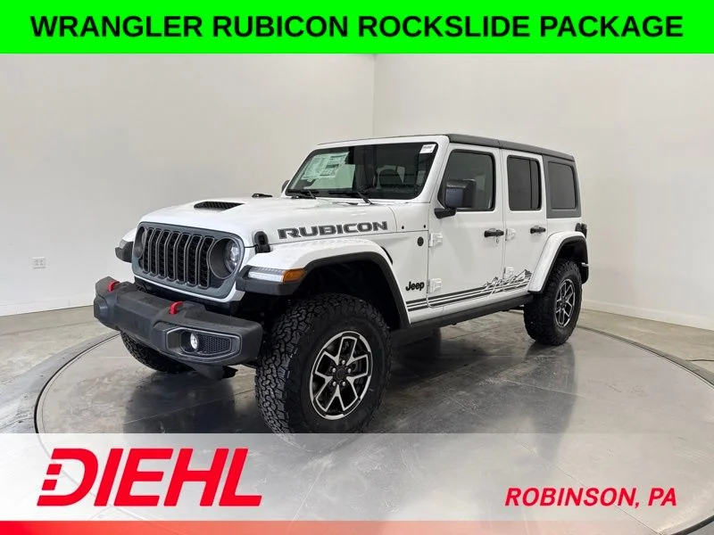 New 2026 Bright White Clearcoat Jeep Rubicon image 3
