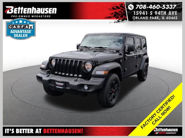Certified Pre-Owned 2022 Jeep Wrangler Unlimited Sport S 4WD
