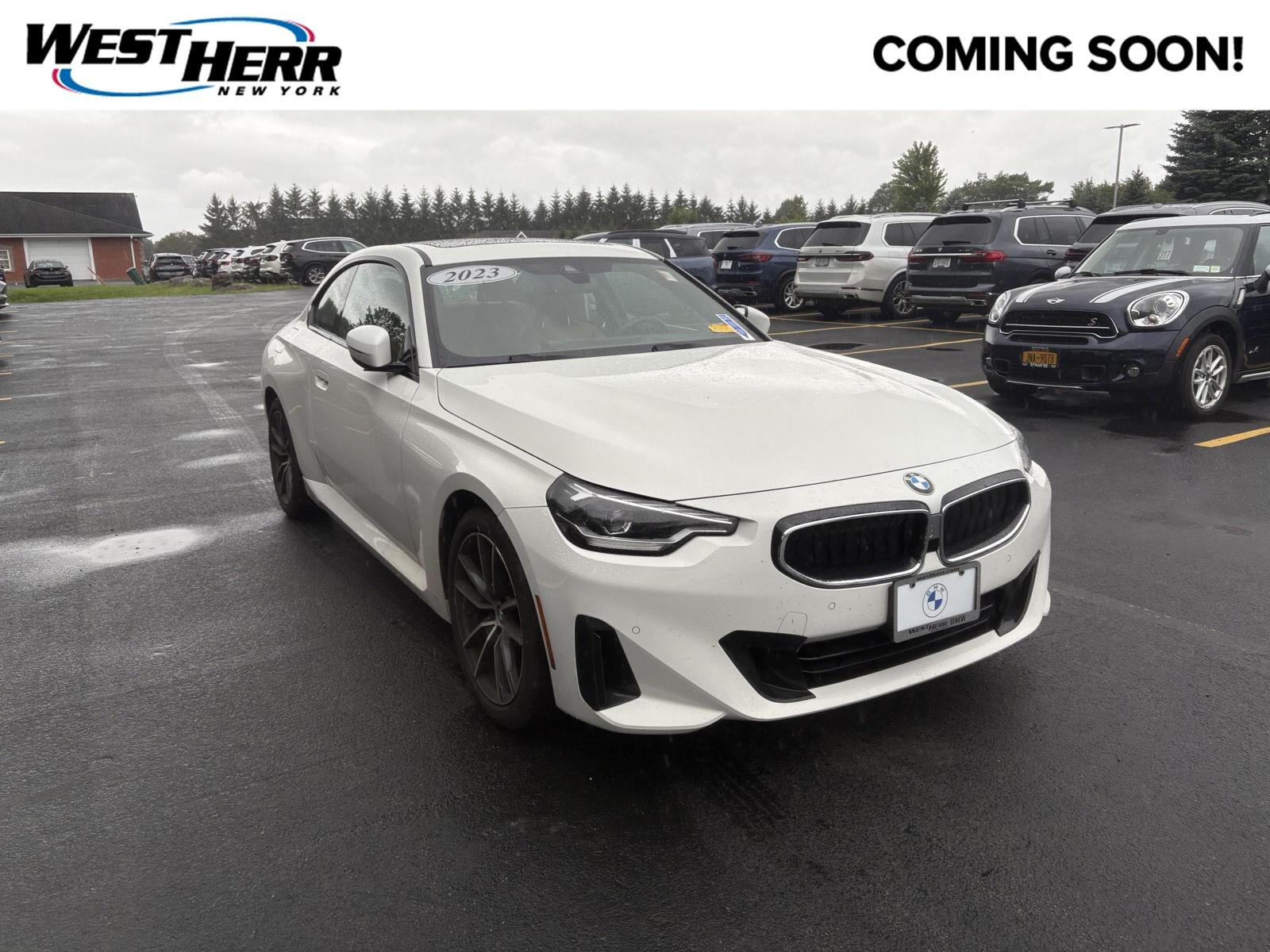 Used 2023 Alpine White BMW 230i xDrive image 1