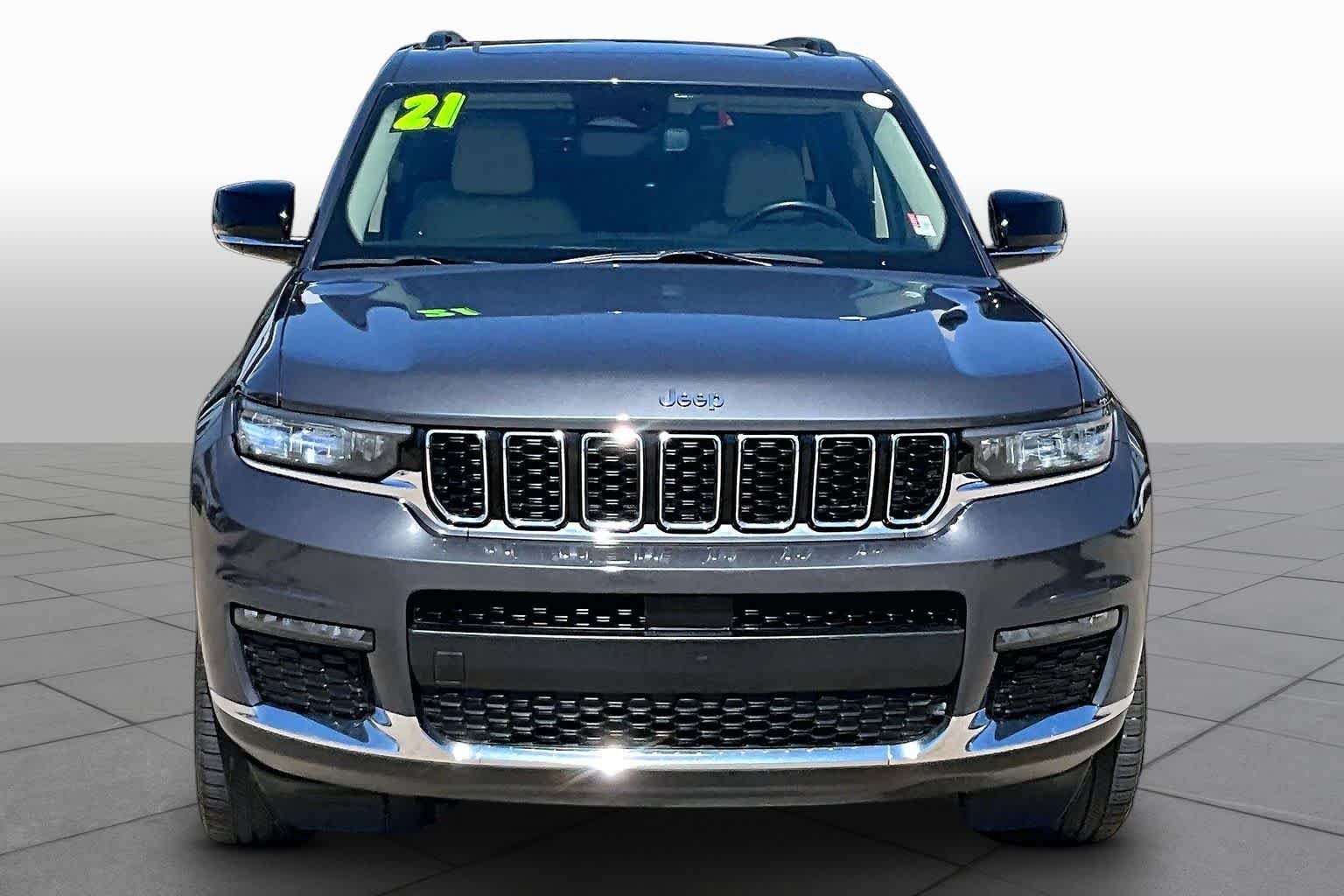 Used 2021 Baltic Gray Metallic Clearcoat Jeep Limited image 4