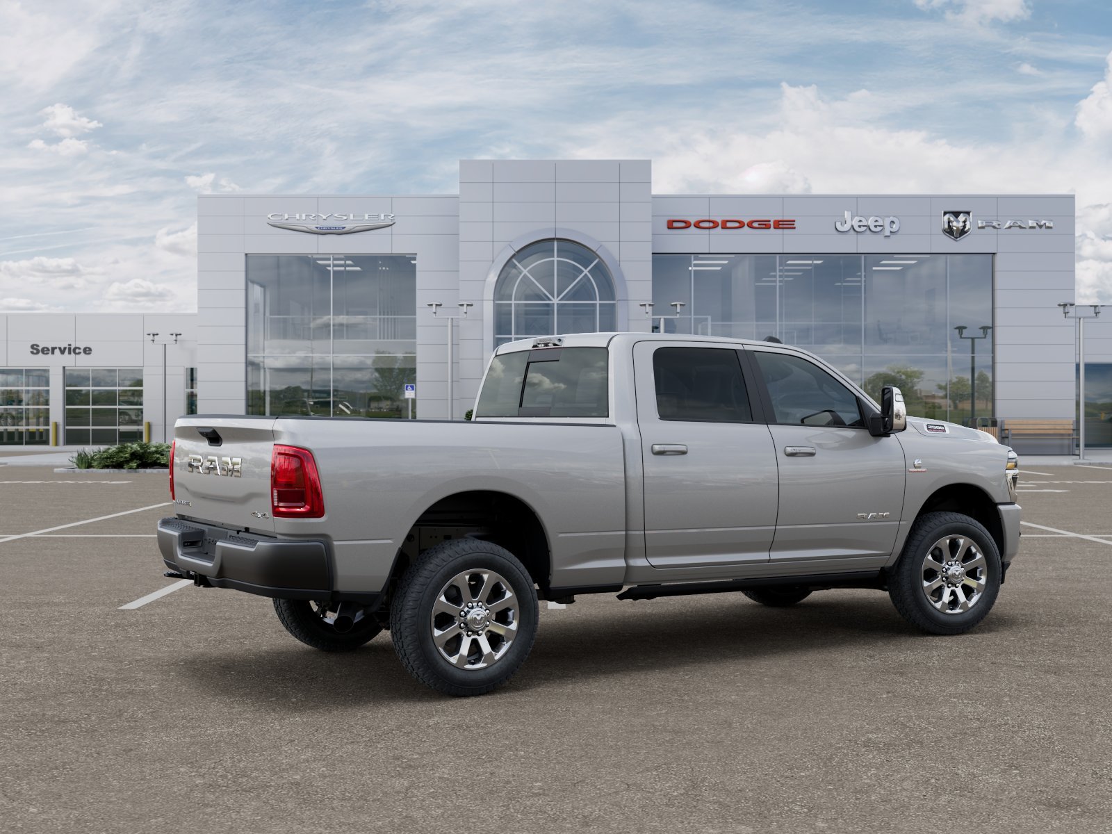 New 2026 Silver-Zynith Exterior Paint RAM Laramie image 16