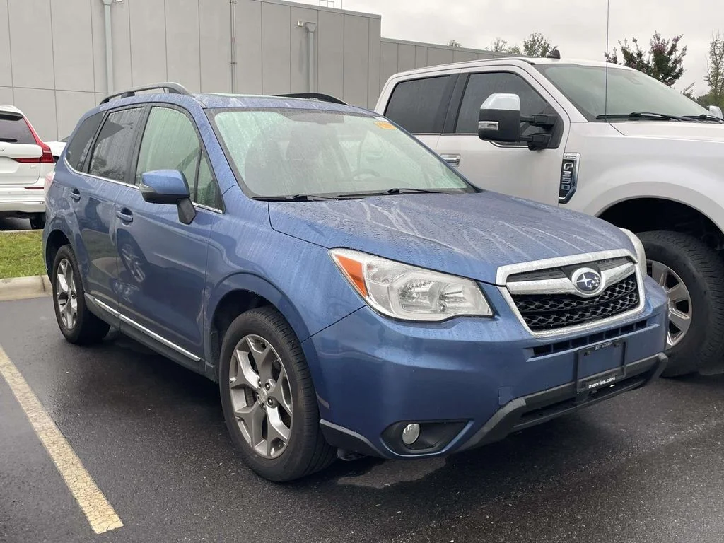 Used 2015 Quartz Blue Pearl Subaru 2.5i Touring image 1