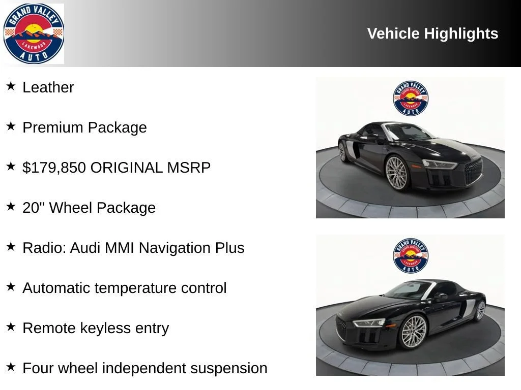 Used 2018 Black Audi 5.2 image 2