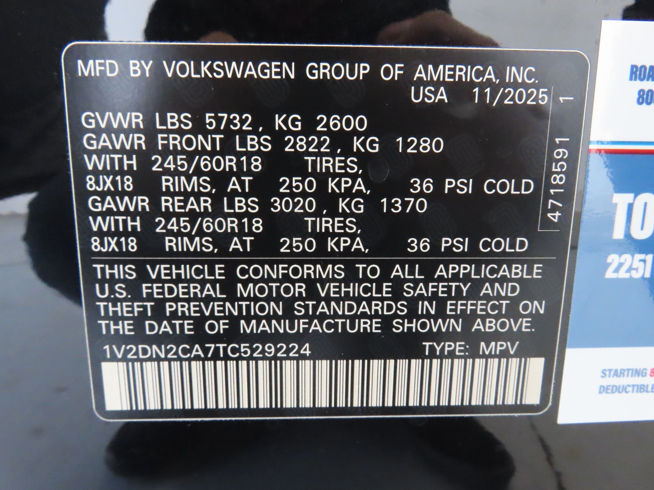Used 2026 Black Volkswagen 2.0T SE image 27