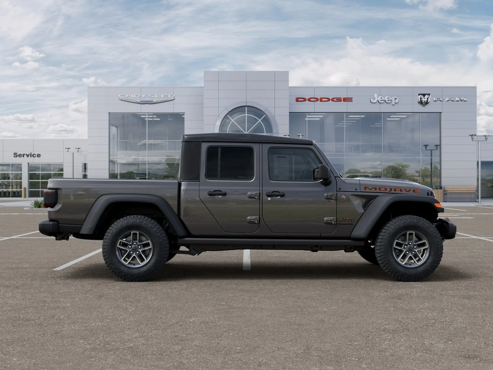 New 2026 Granite Crystal Metallic Clear-Coat Exterior Paint Jeep Mojave image 23