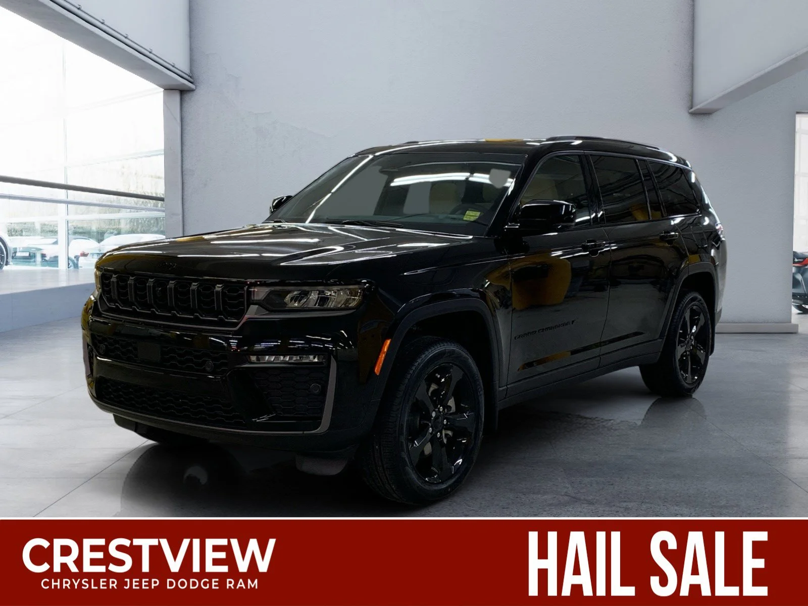 New 2026 Diamond Black Crystal Pearl Jeep Limited image 1