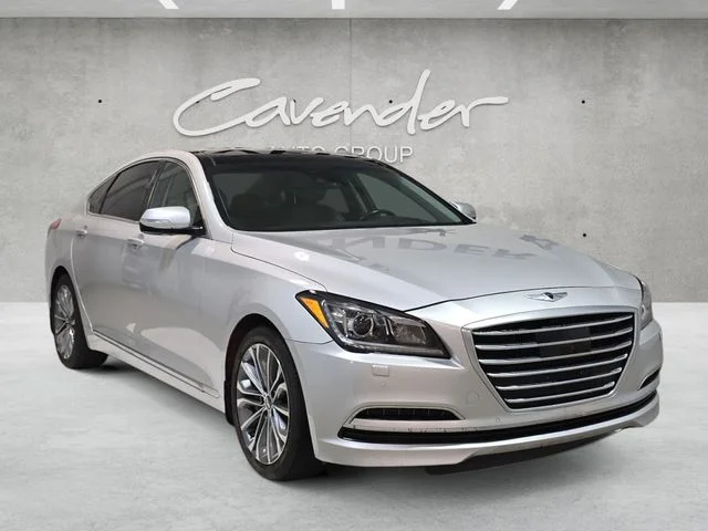 Used 2015 Hyundai Genesis Base with VIN KMHGN4JE8FU076502 for sale in Rockwall, TX