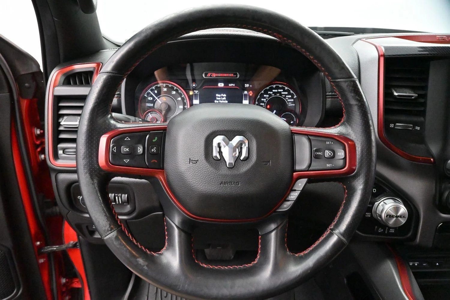 Used 2019 Flame Red Ram Rebel image 14