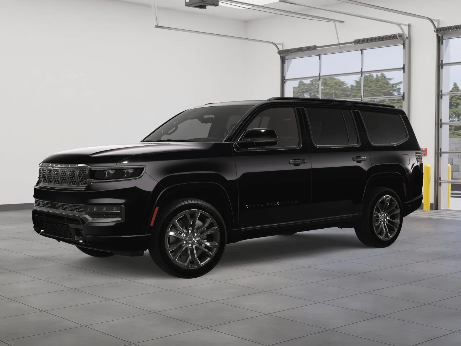 New 2024 Diamond Black Crystal Pearl-Coat Exterior Paint Jeep Series II image 14