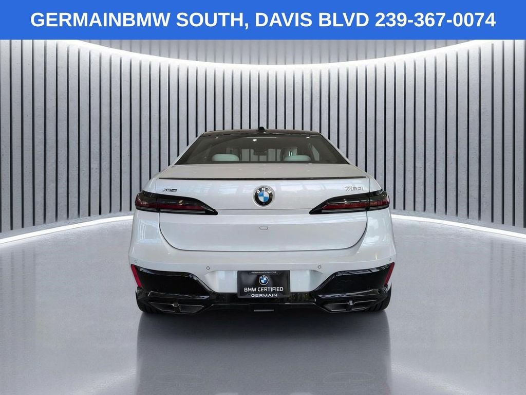 Certified Used 2025 White Metallic BMW 760i xDrive image 6