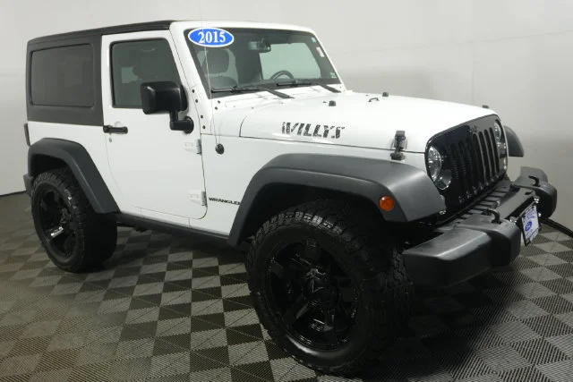 Used 2015 Bright White Clearcoat Jeep Sport image 2